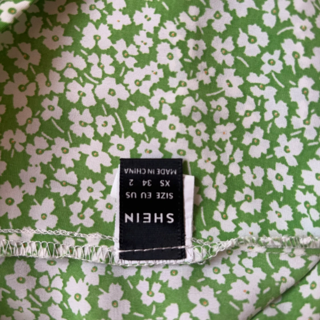 Grön blommig kjol - 1