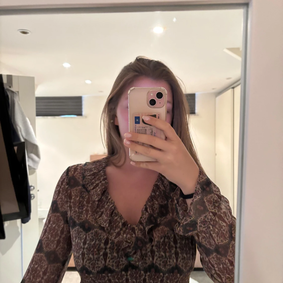 Mönstrad kortklänning från Zara - 1