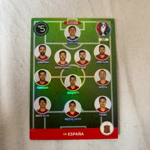 Spain laguppställning euro 2016 - Säljer detta kort 