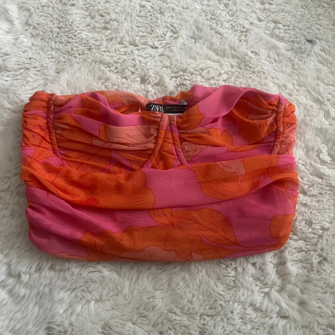 Blommig tubtopp från Zara - 1