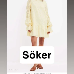 Söker Nakd klänning - Söker denna Nakd klänning i gult stl 36