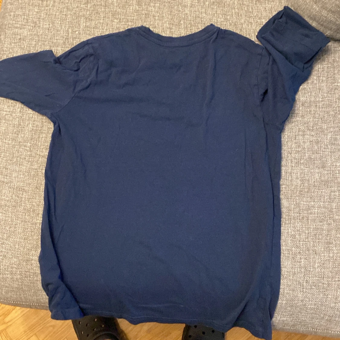 Mörkblå långärmad tröja från H&M - 1