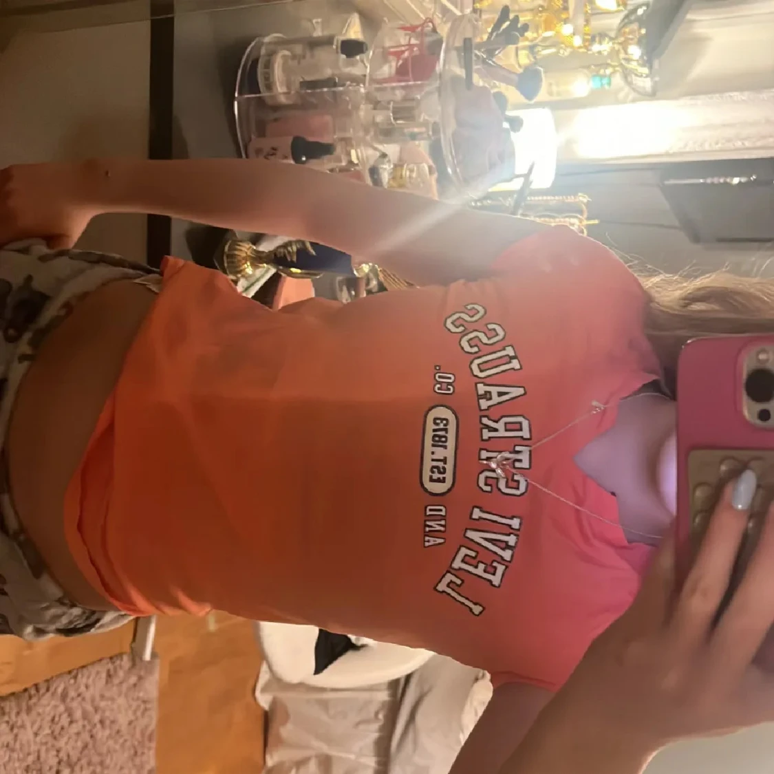 Orange t-shirt från Levi's