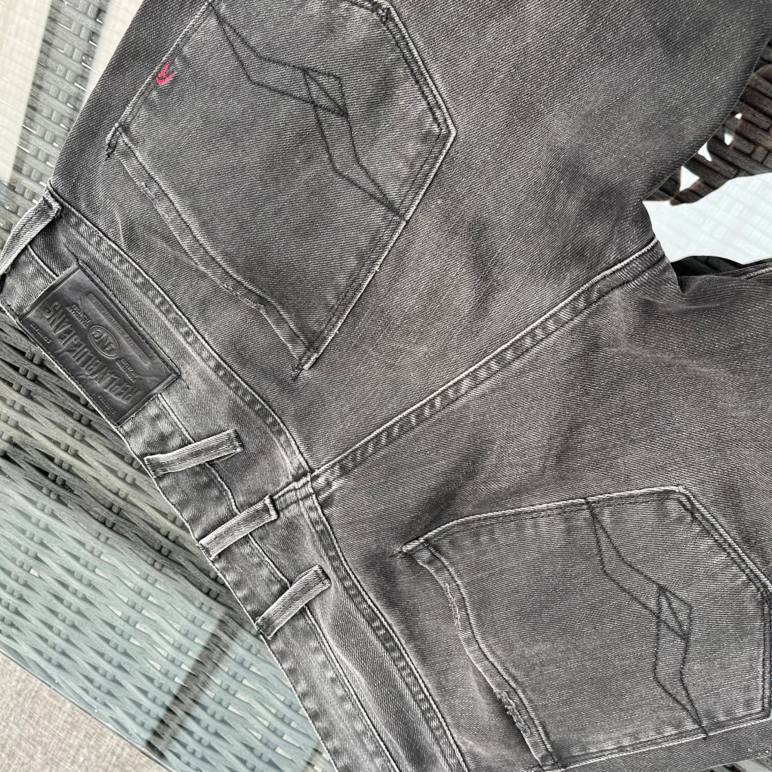 Svarta jeansbyxor från Replay - 1