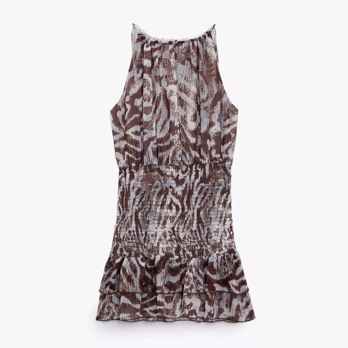 Zara zebra miniklänning 