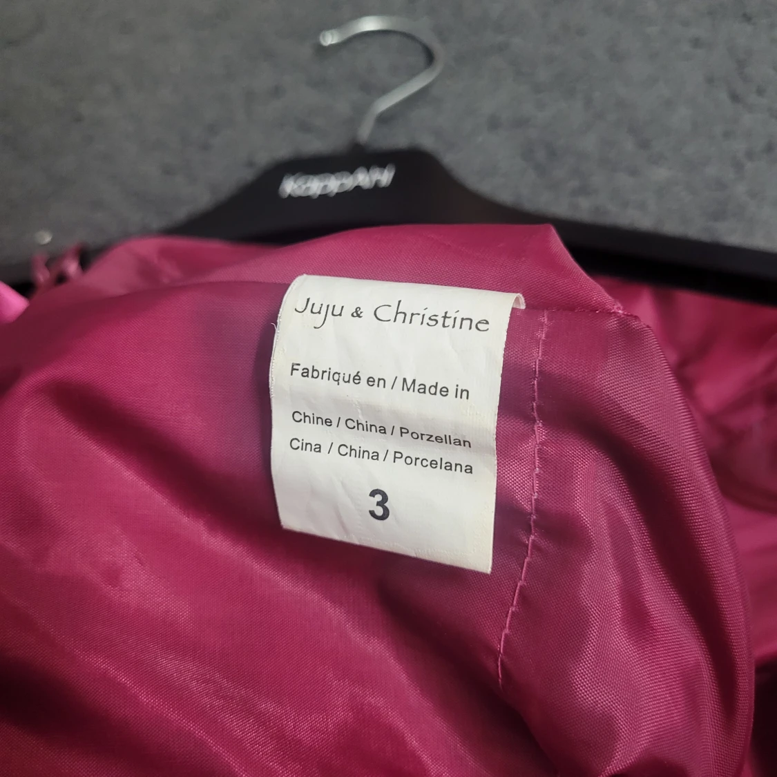 Mörkrosa långklänning från Juju & Christine - 2