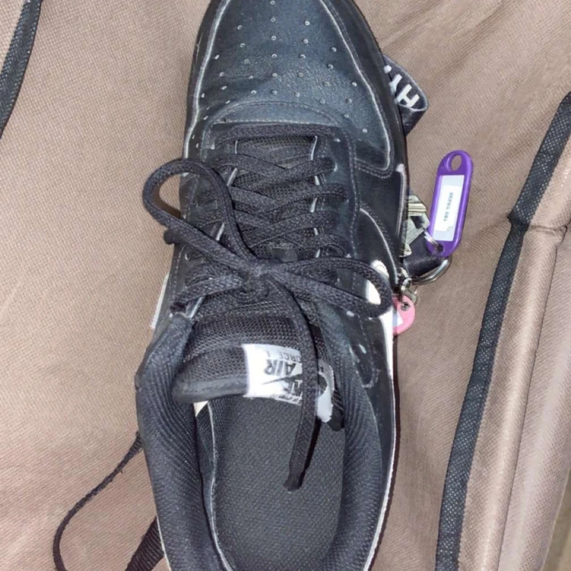 Svarta Nike Air Force 1 sneakers - 2