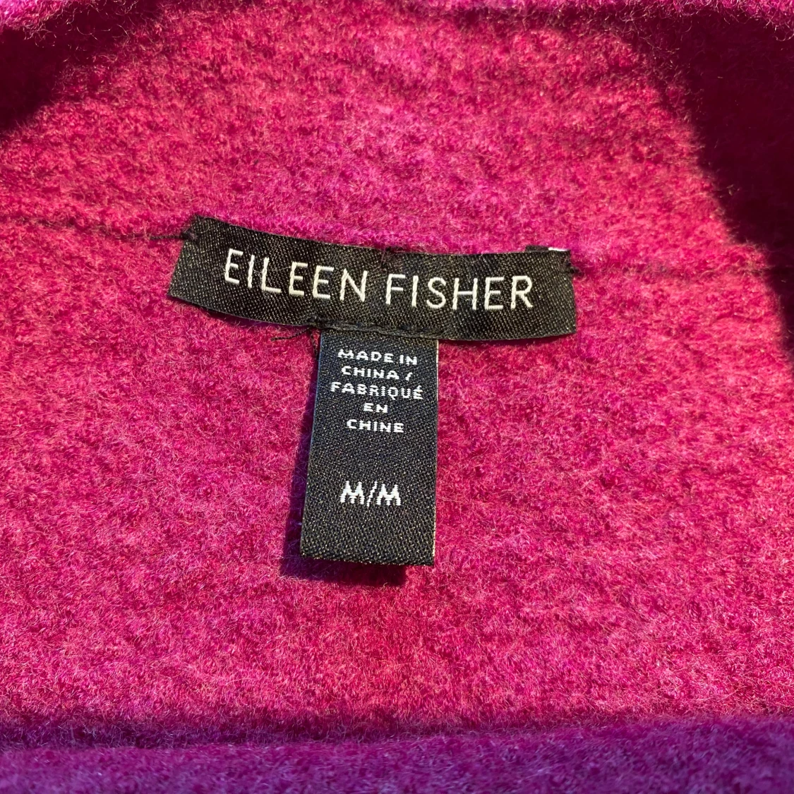 Lila stickad tröja strl M - 4