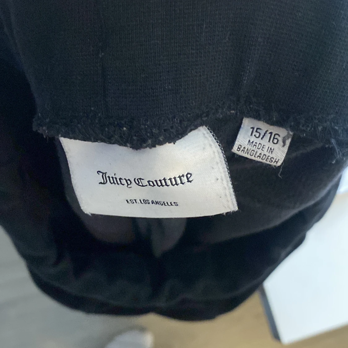 Svarta mjukisbyxor med snörning - 4