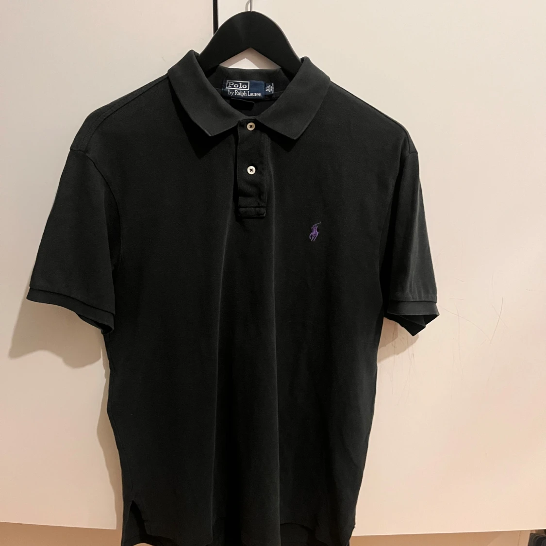 Svart pikétröja från Ralph Lauren