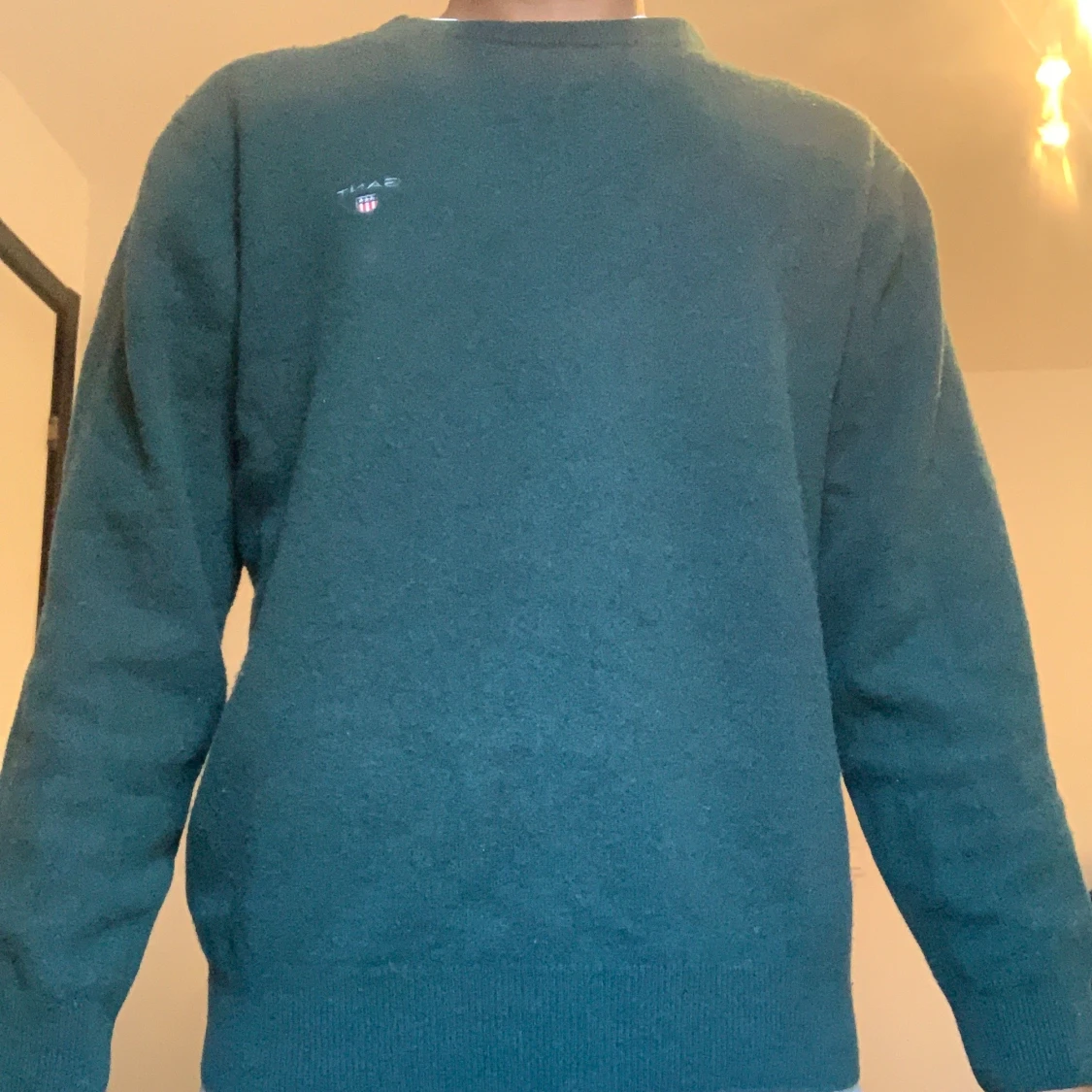 Grön ulltröja från GANT - 4