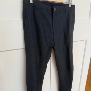 Jeanne Lanvin kostymbyxor Nya! - Snygga grå kostymbyxor från jeanne Lanvin med diskret rutmönster. Byxorna har en dragkedja vid benslutet och knäppning fram. Perfekta för en stilren look. Storlek 46! Helt nya endast provade. Perfekt nu till balen eller avslutningen 