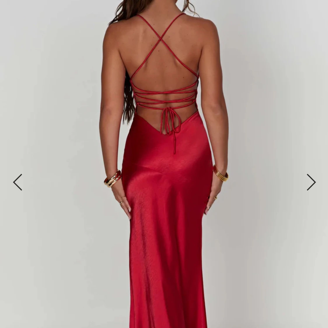 Röd balklänning - 90