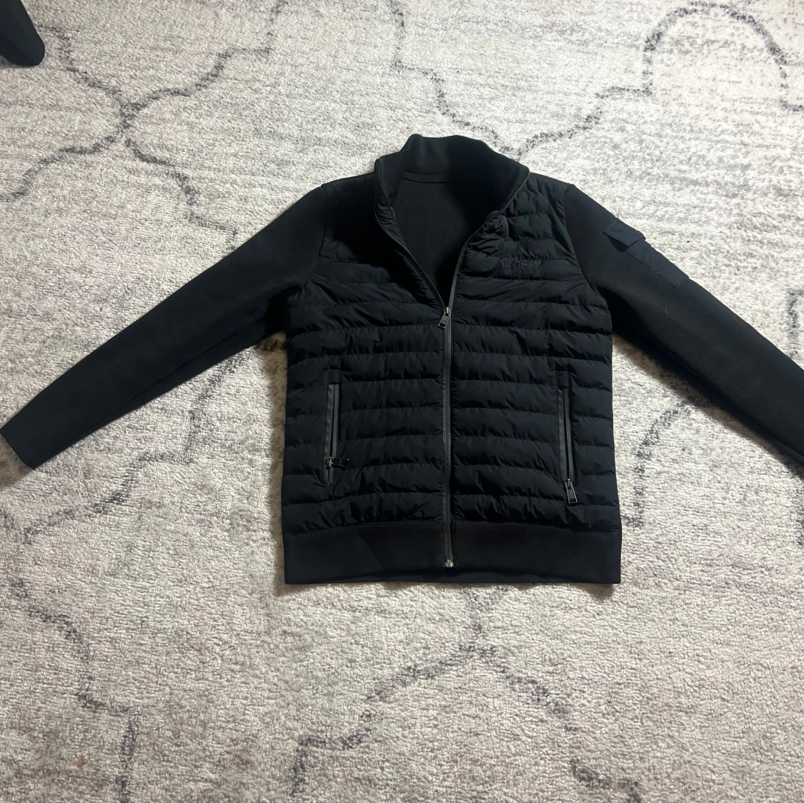 Svart cardigan från Hugo Boss