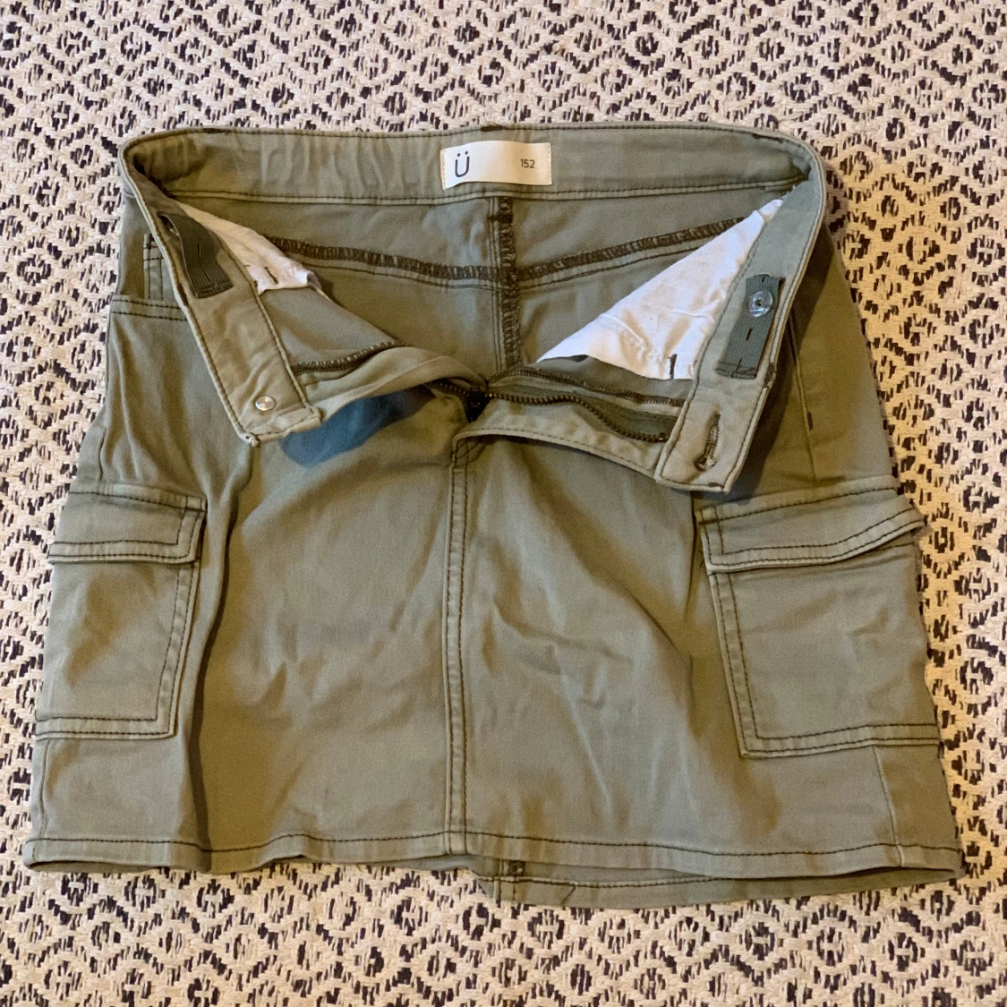 Grön cargo jeanskjol - 1