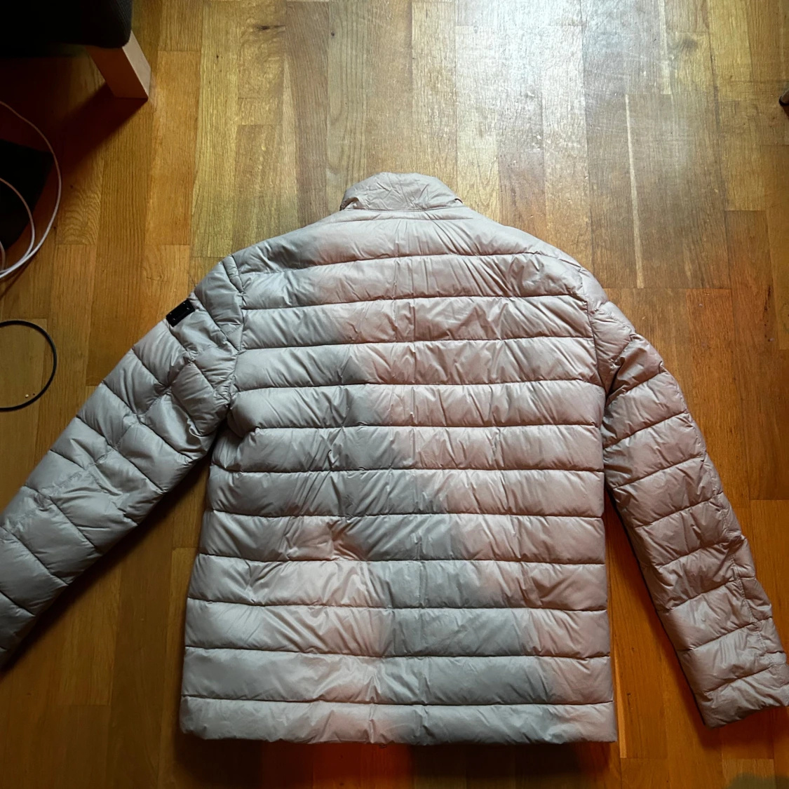 Beige quiltad pufferjacka från Matinique - 1