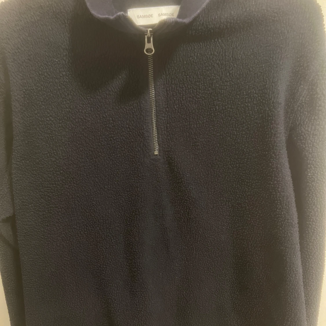 Mörkblå fleece tröja från Samsøe - 2