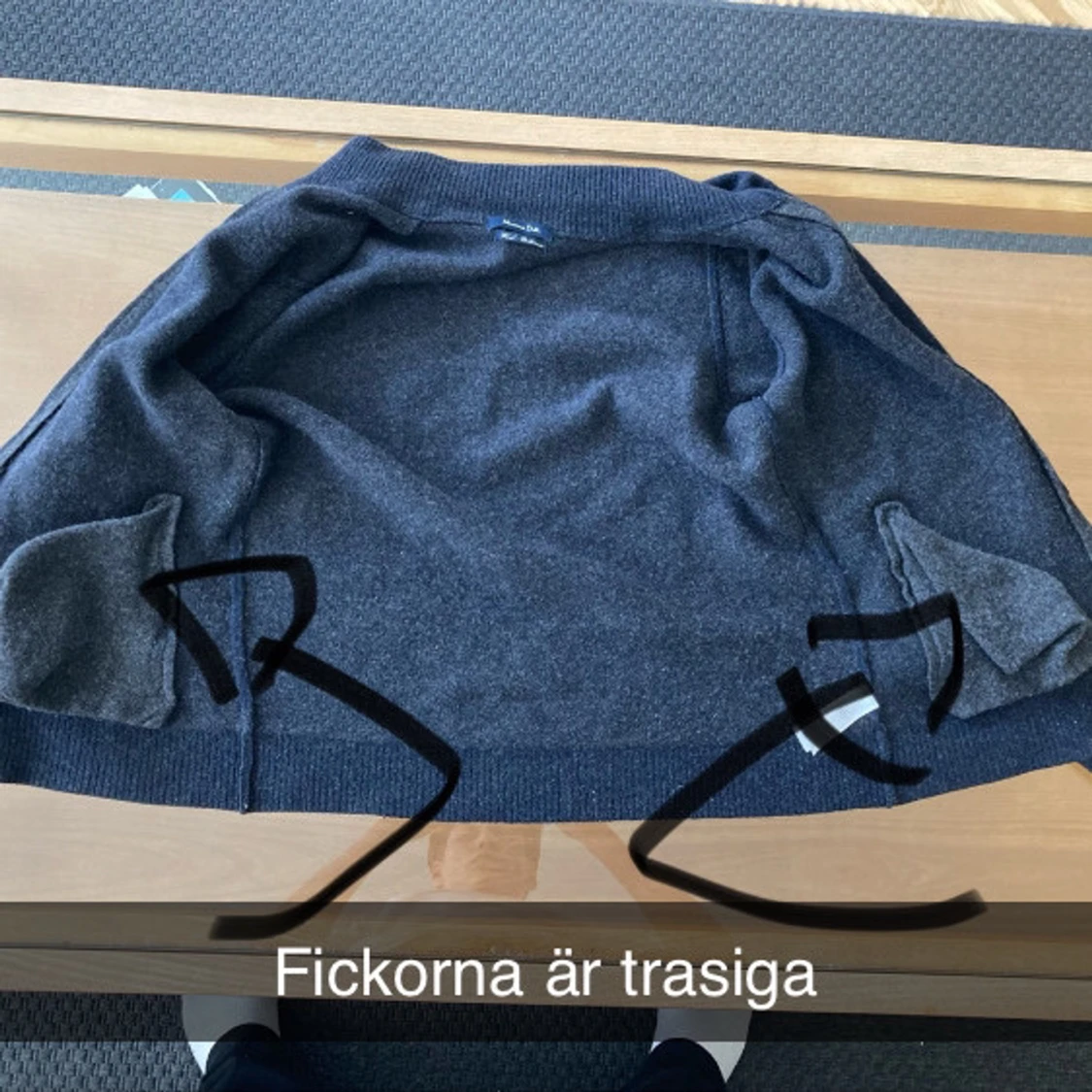 Mörkblå kofta från Massimo Dutti - 2