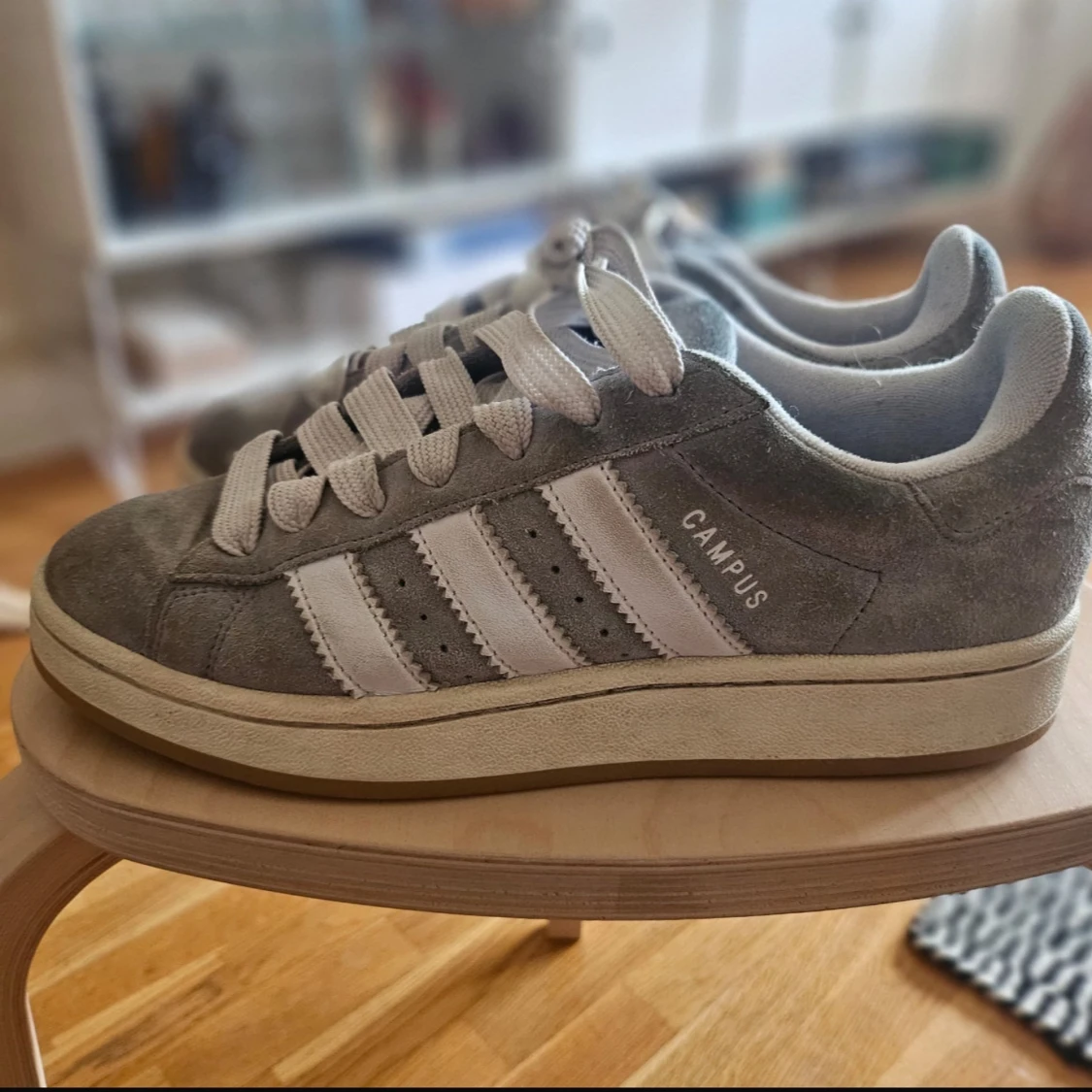 Adidas Campus grå sneakers - 1