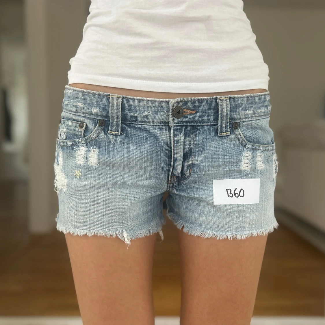 A&F Lågmidjade jeansshorts 