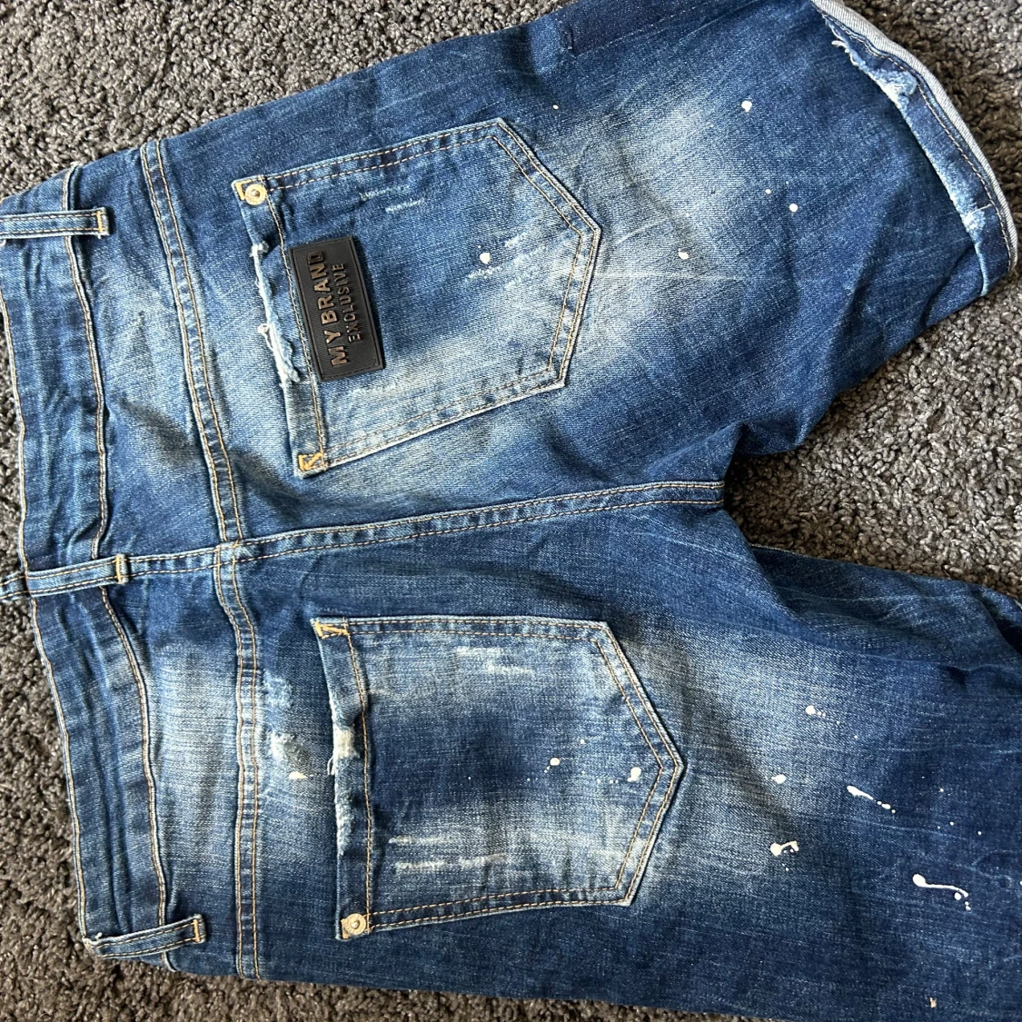 Blå jeansshorts från My Brand - 1