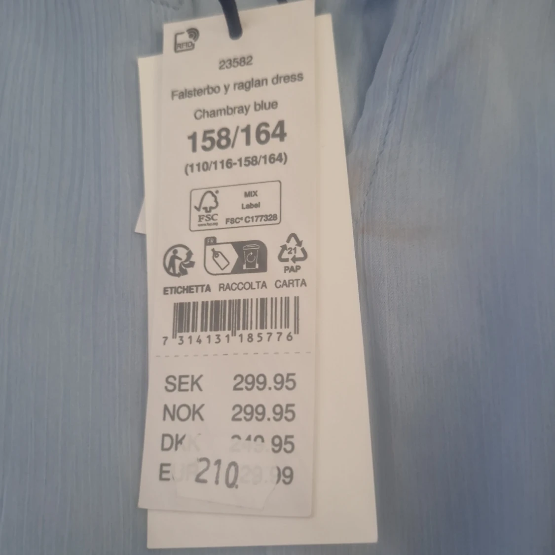 Blå klänning från gina - 2