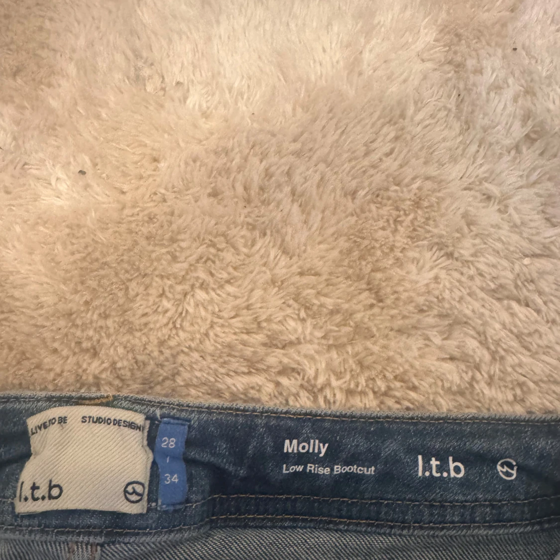 Ljusblå bootcut jeans Molly från l.t.b - 3