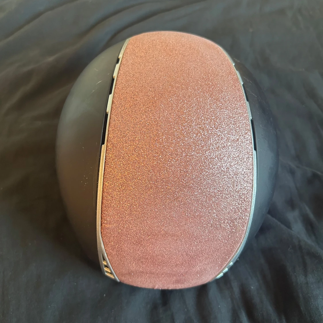 Svart ridhjälm med glittrig detalj jacson ( gammal designe) - 2