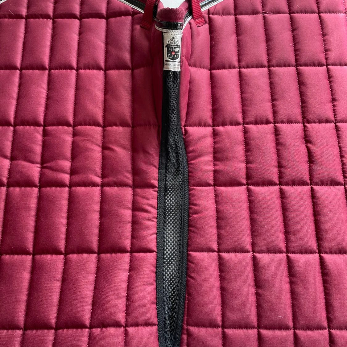 Vinrött schabrak + huva från mink horse💕 - 2