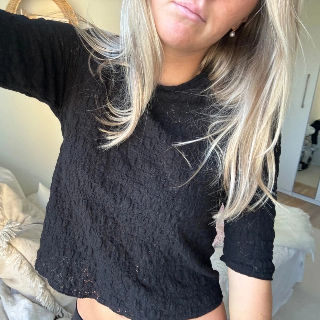 Snygg spets tshirt - 1