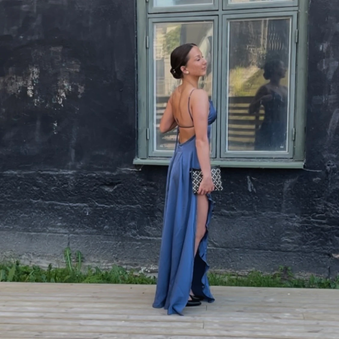 Blå balklänning - 3