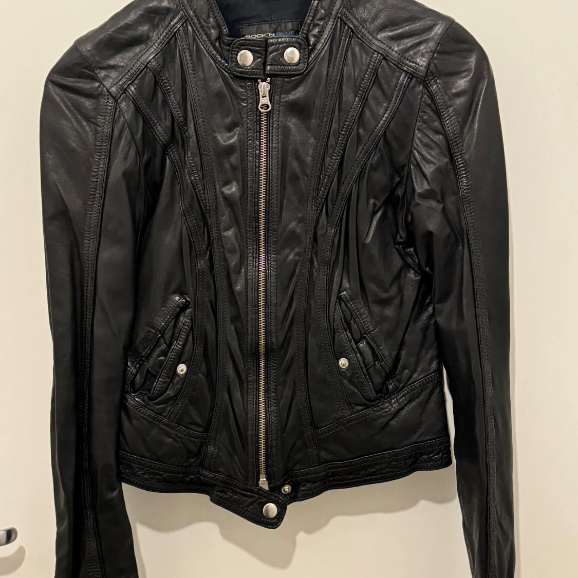 Svart skinnjacka från Rock'n Blue