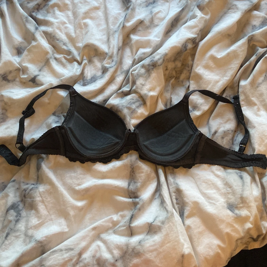 Svart spets-bh - 1