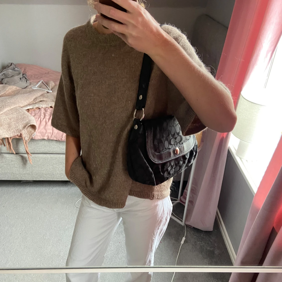 Svart axelväska från coach - 2