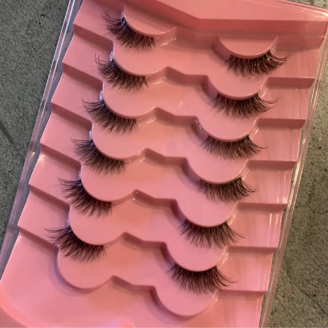 6 par lösögonfransar