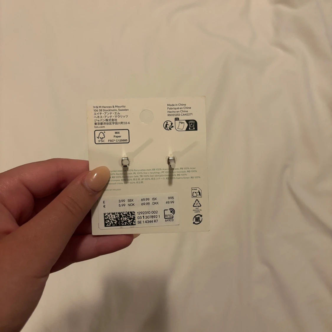 Silver örhängen  - 2