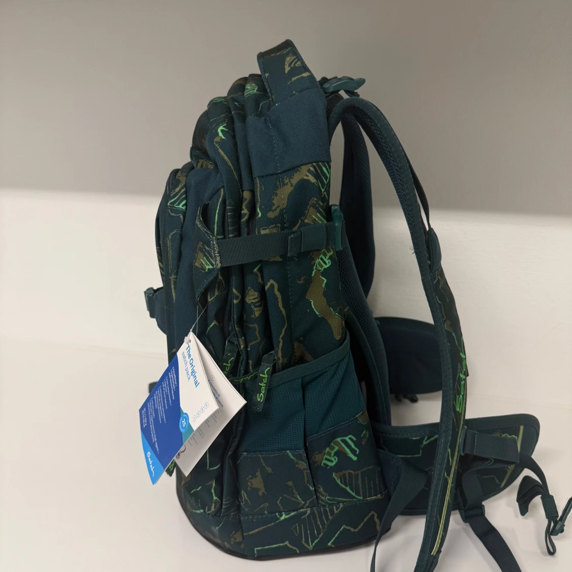 Mörkgrön ryggsäck från Satch - 1