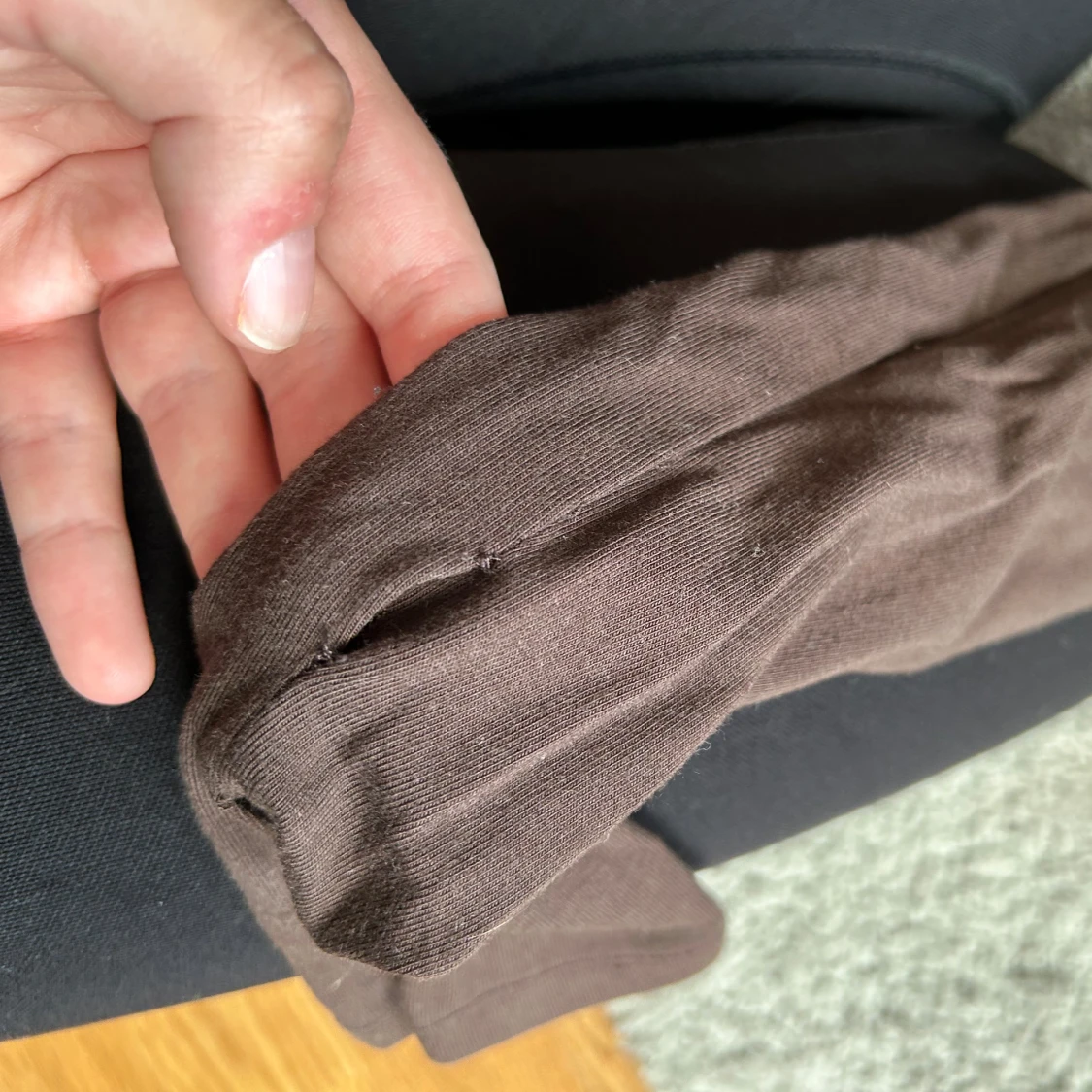 Brun zip-jacka från Gina Tricot XS - 2