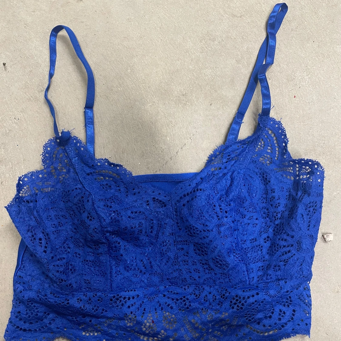 Kornblå spetsig linnetopp från SHEIN