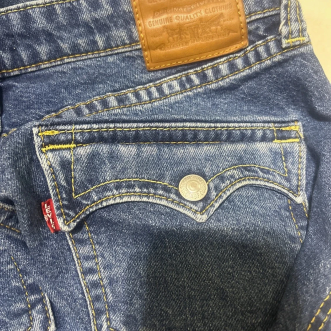 Levi's blå bootcut jeans - 2