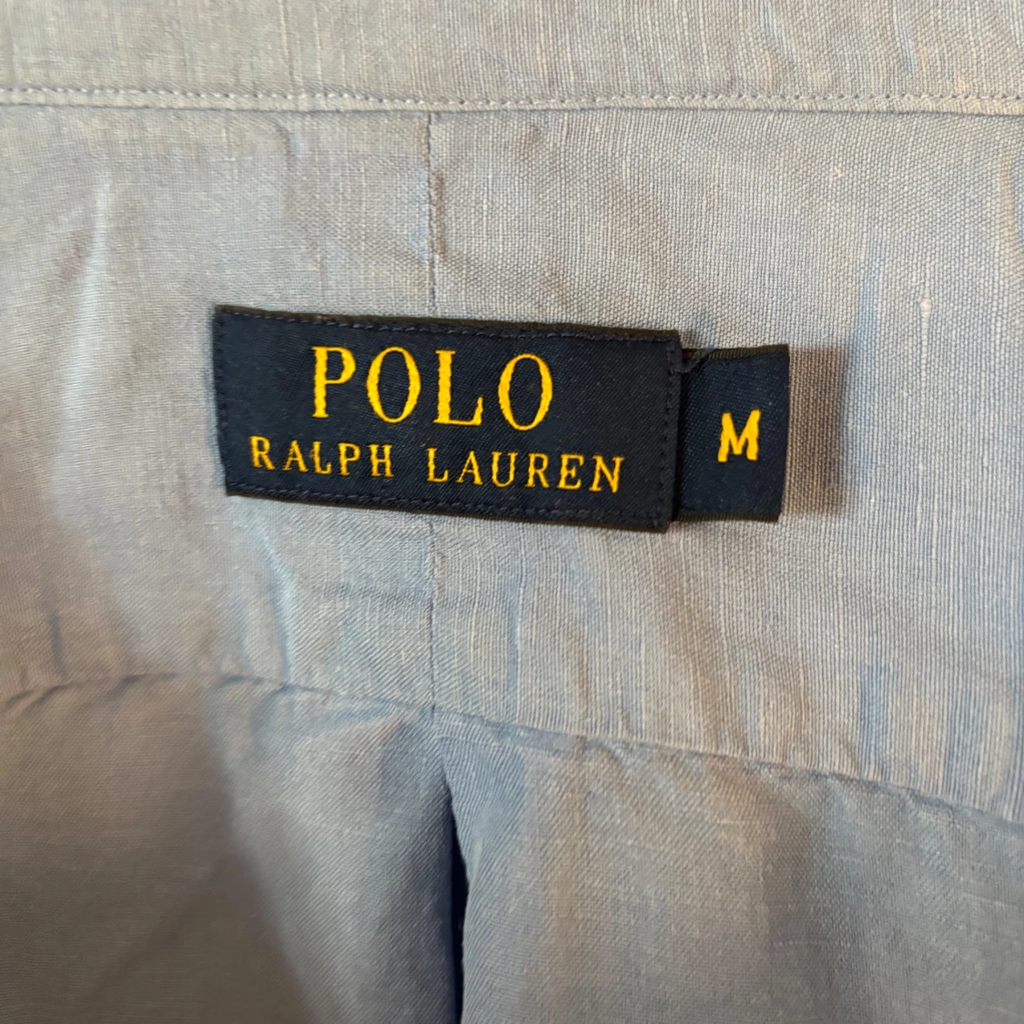 Blå linneskjorta från Ralph Lauren - 2