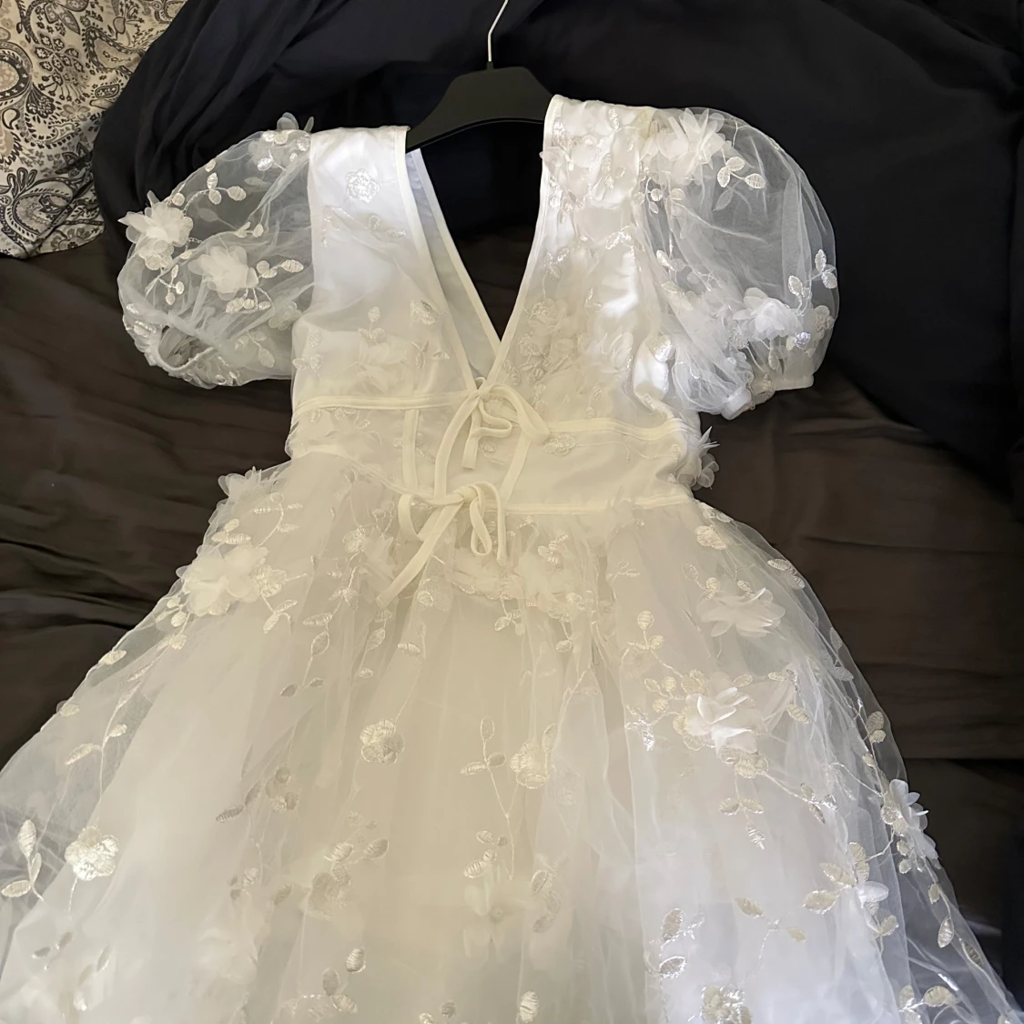 Student klänning vit