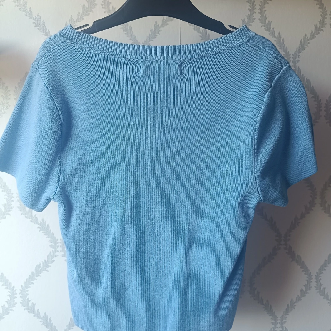 Ljusblå stickad topp från Primark - 3