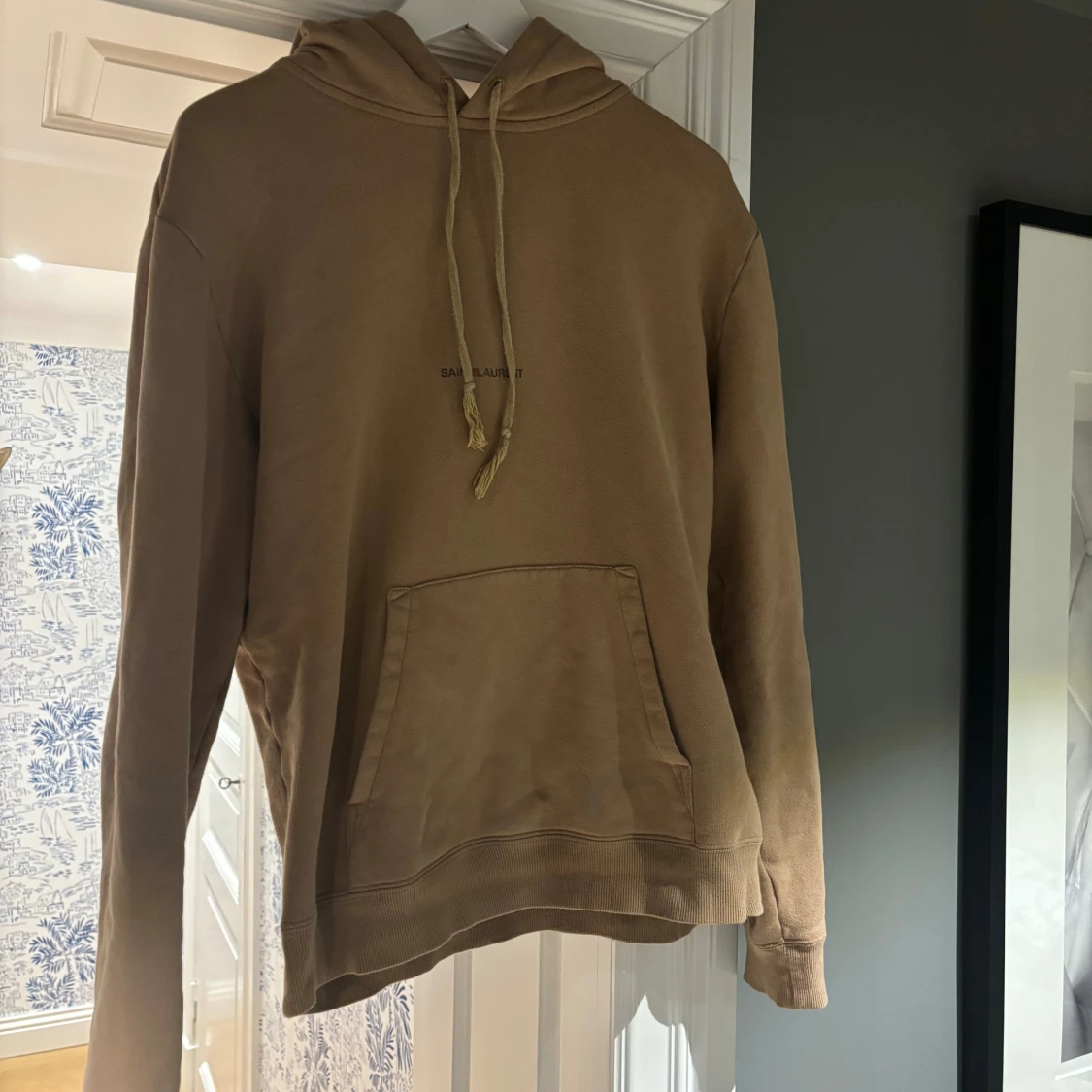 Beige hoodie från Saint Laurent