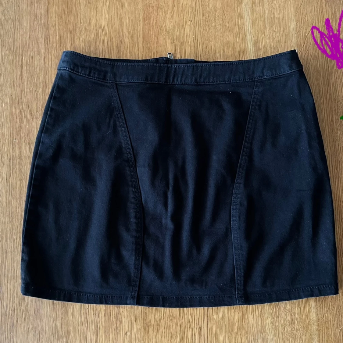 Minikjol med dragkedjor  - 1