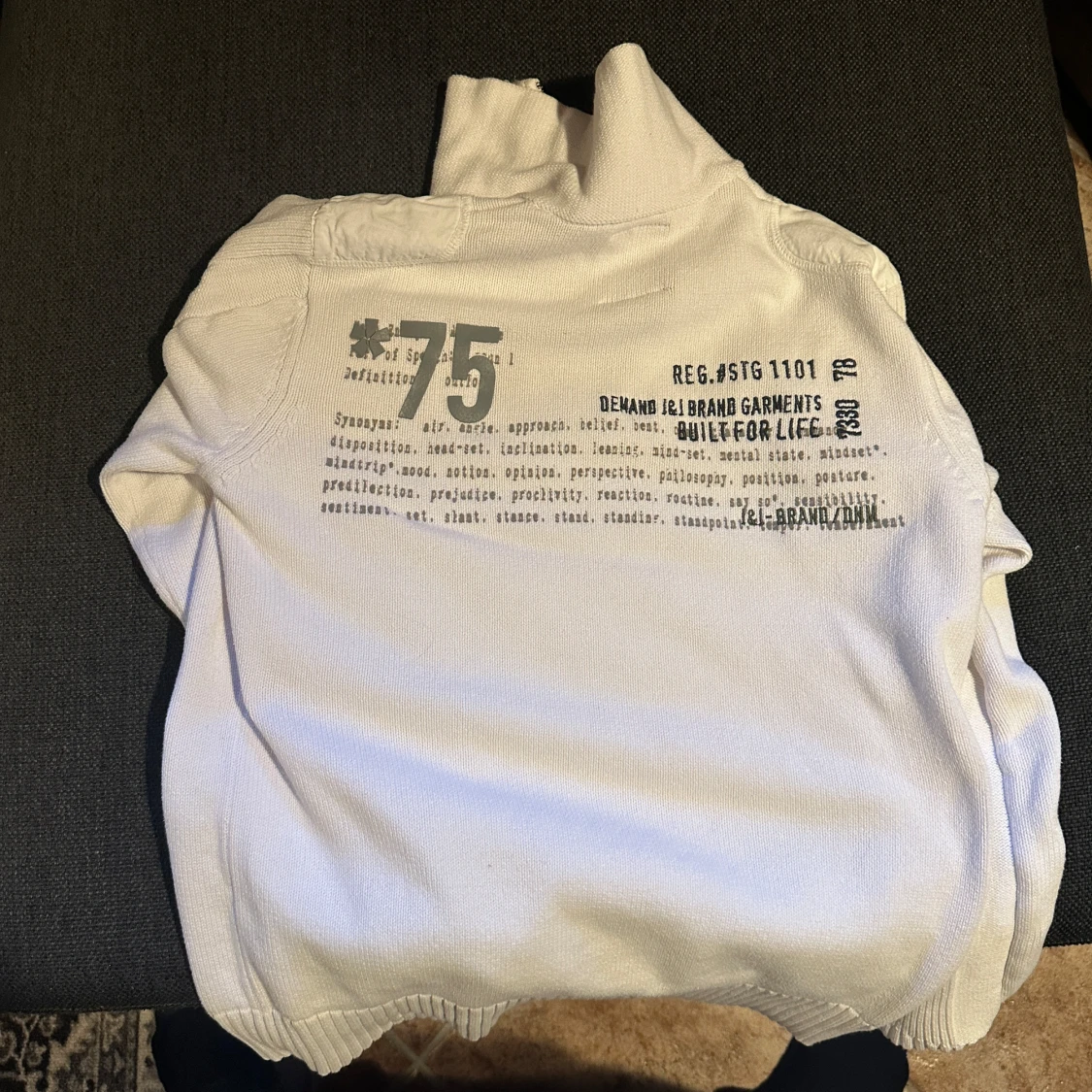 Vit ziptröja från Jack & Jones - 1