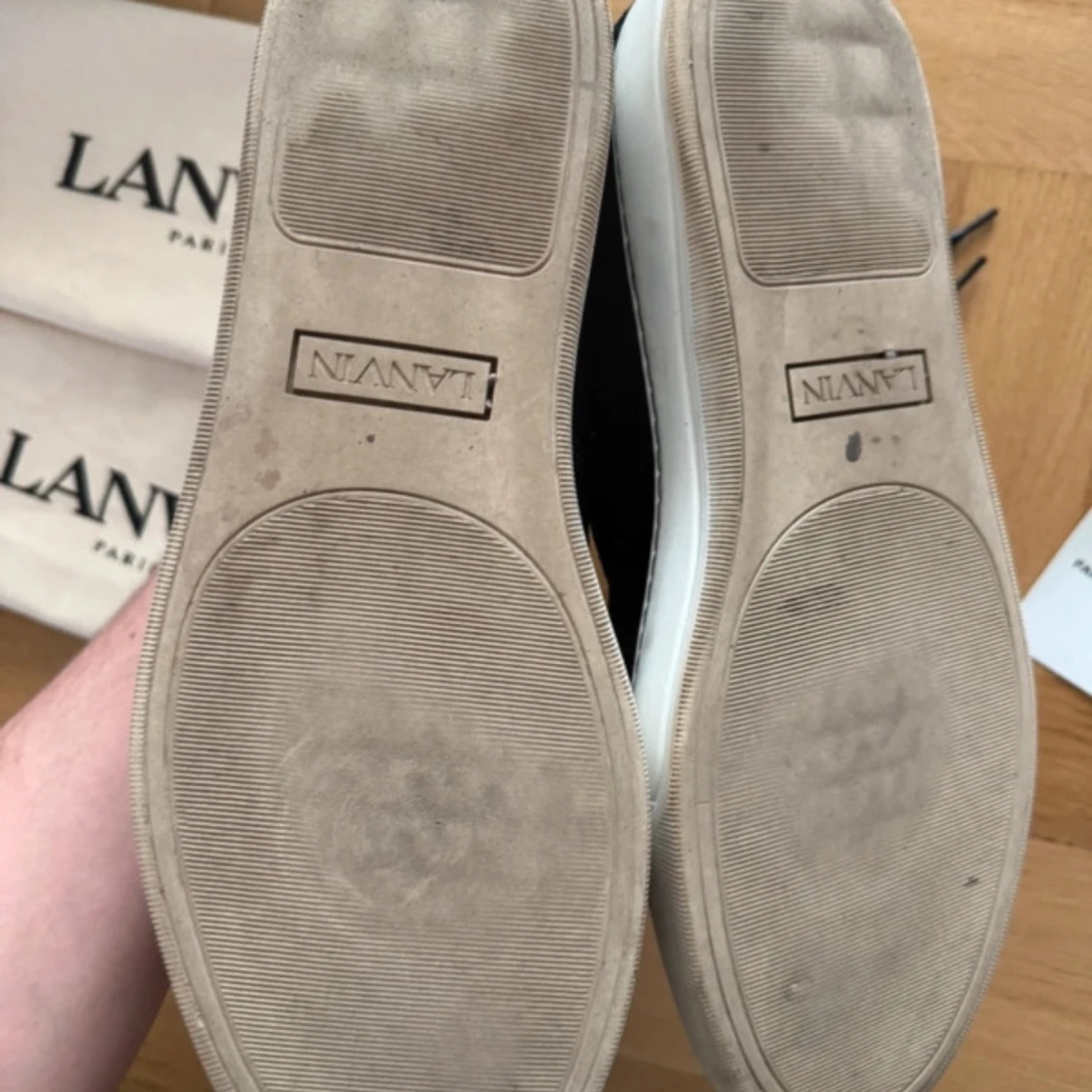 Svarta sneakers från Lanvin - 1