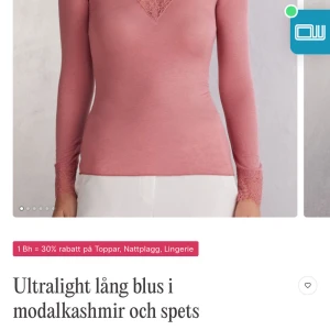 Rosa intimissimi tröja - Säljer min rosa intimissimi som jag köpte i januaro, använd fåtal gånger då jag inte gillar färgen.