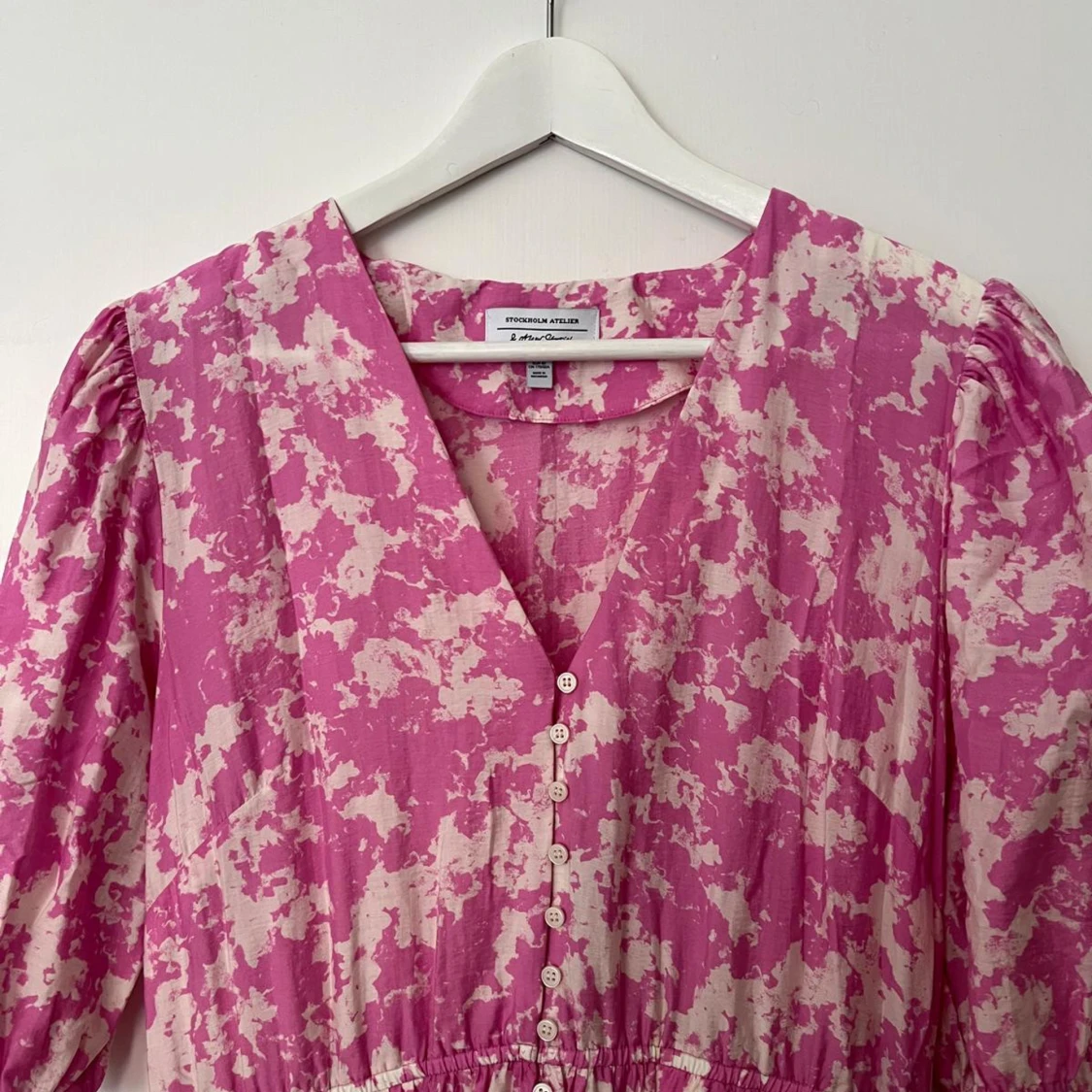 Rosa blommig långklänning från & Other Stories - 2