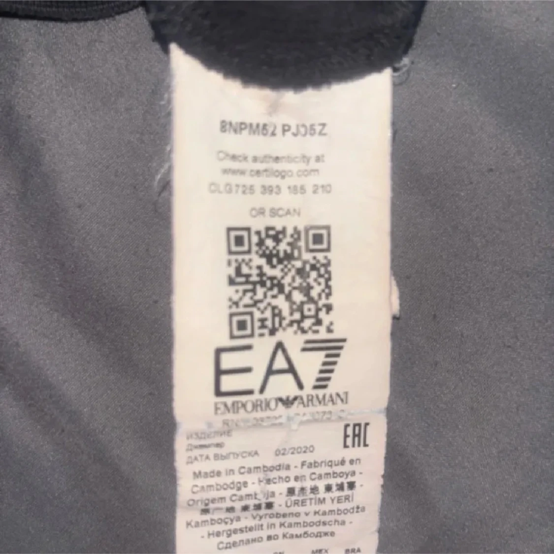 Svart Ea7 tröja - 3